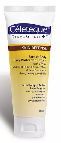 Celeteque Skin Defense Face And Body Daily Protection Cream SPF 50